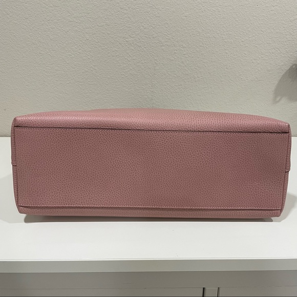 NEW Gucci Pink Leather Bamboo Tassel Tote Shoulder Strap - Picture 7 of 13